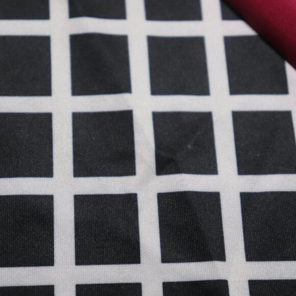 Eloquii Black White Pink Checked Skirt, Size 18, NWT - Picture 13 of 13